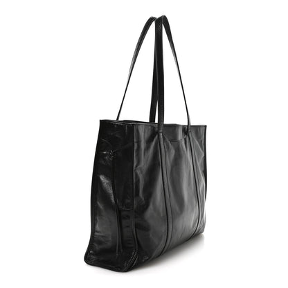 Prada Soft Lux Large Shopping Tote Black 3 of 11
