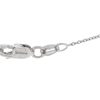 Roberto Coin 18K White Gold Diamond Love Letter O Pendant Necklace 5 of 5