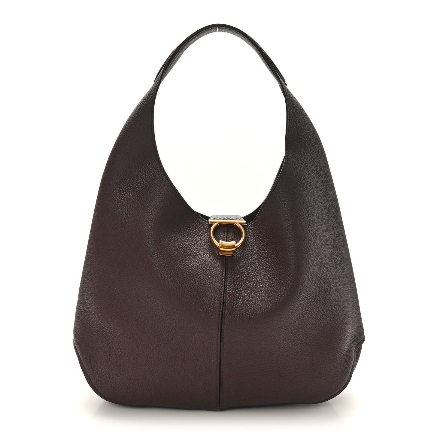 Calfskin Margot Hobo Ganache Brown