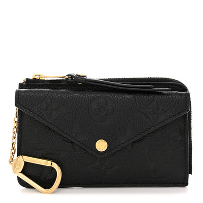 Louis Vuitton Empreinte Recto Verso Card Holder Black 1 of 6