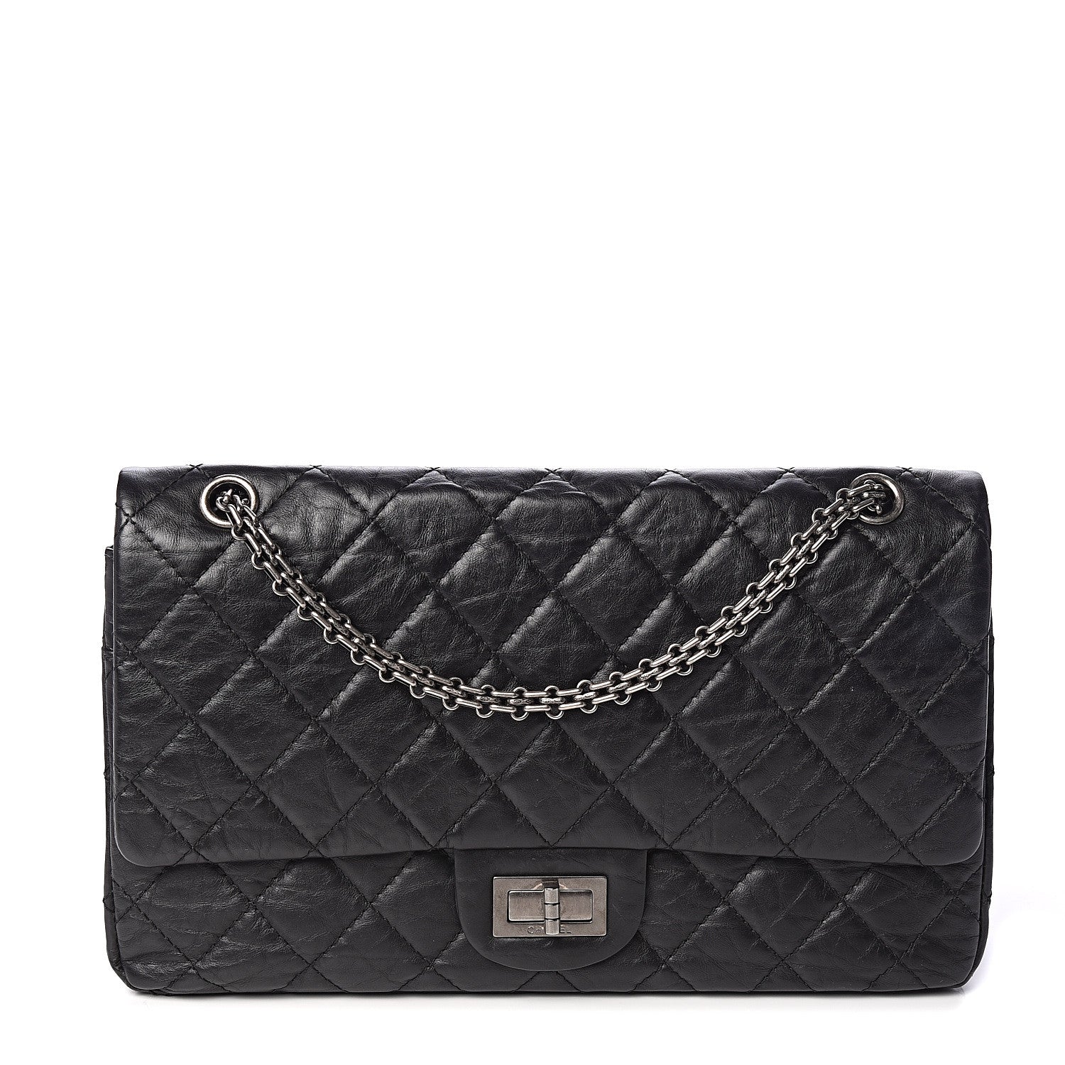 Chanel Aged Calfskin Quilted 2.55 Reissue 227 Flap Black 1 of 10
