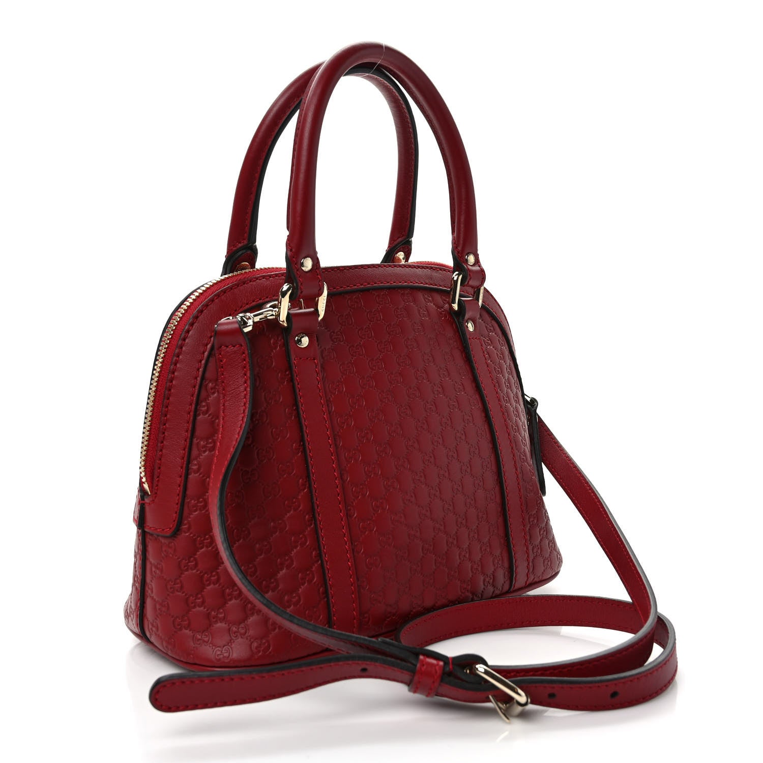 Gucci Soft Microguccissima Mini Dome Bag Rosso 3 of 9