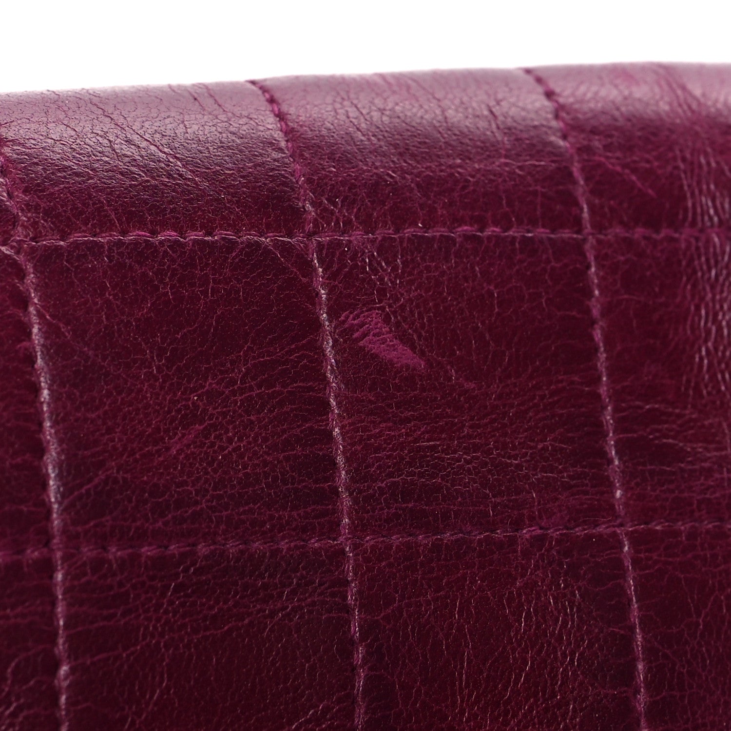 Chanel Lambskin Chocolate Bar Mademoiselle Flap Purple 15 of 16