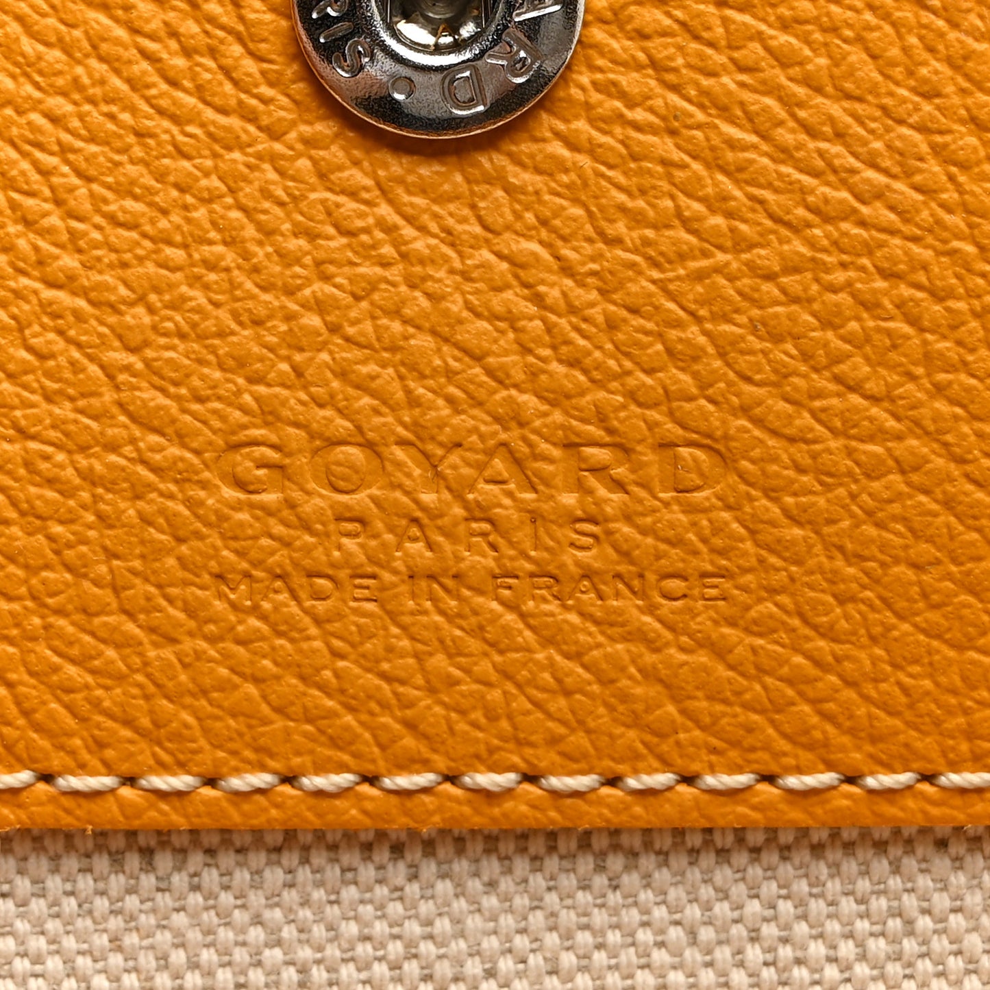 Goyardine Boheme Hobo Yellow