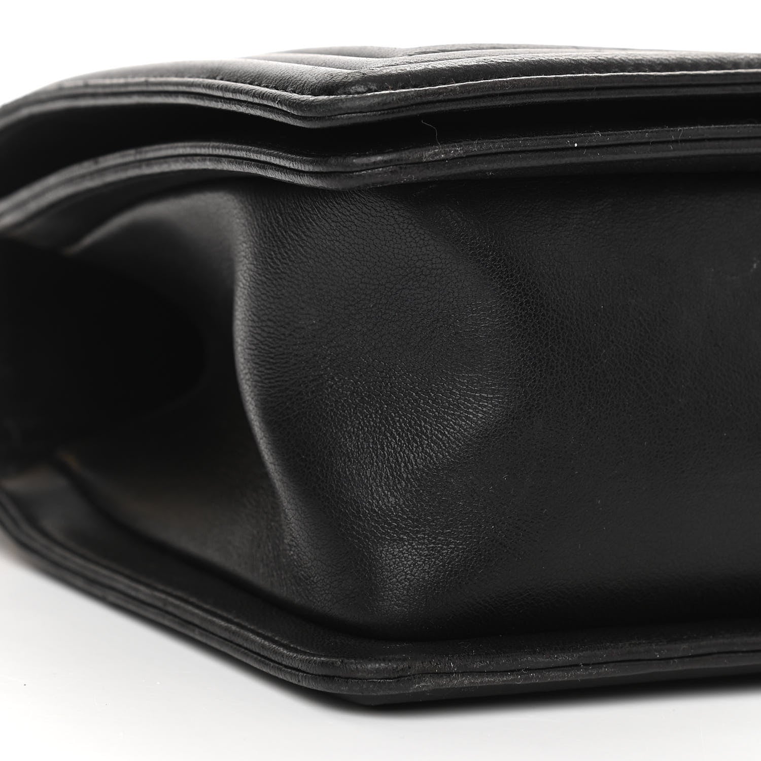 Chanel Lambskin Quilted Medium Boy Flap Black 10 of 13