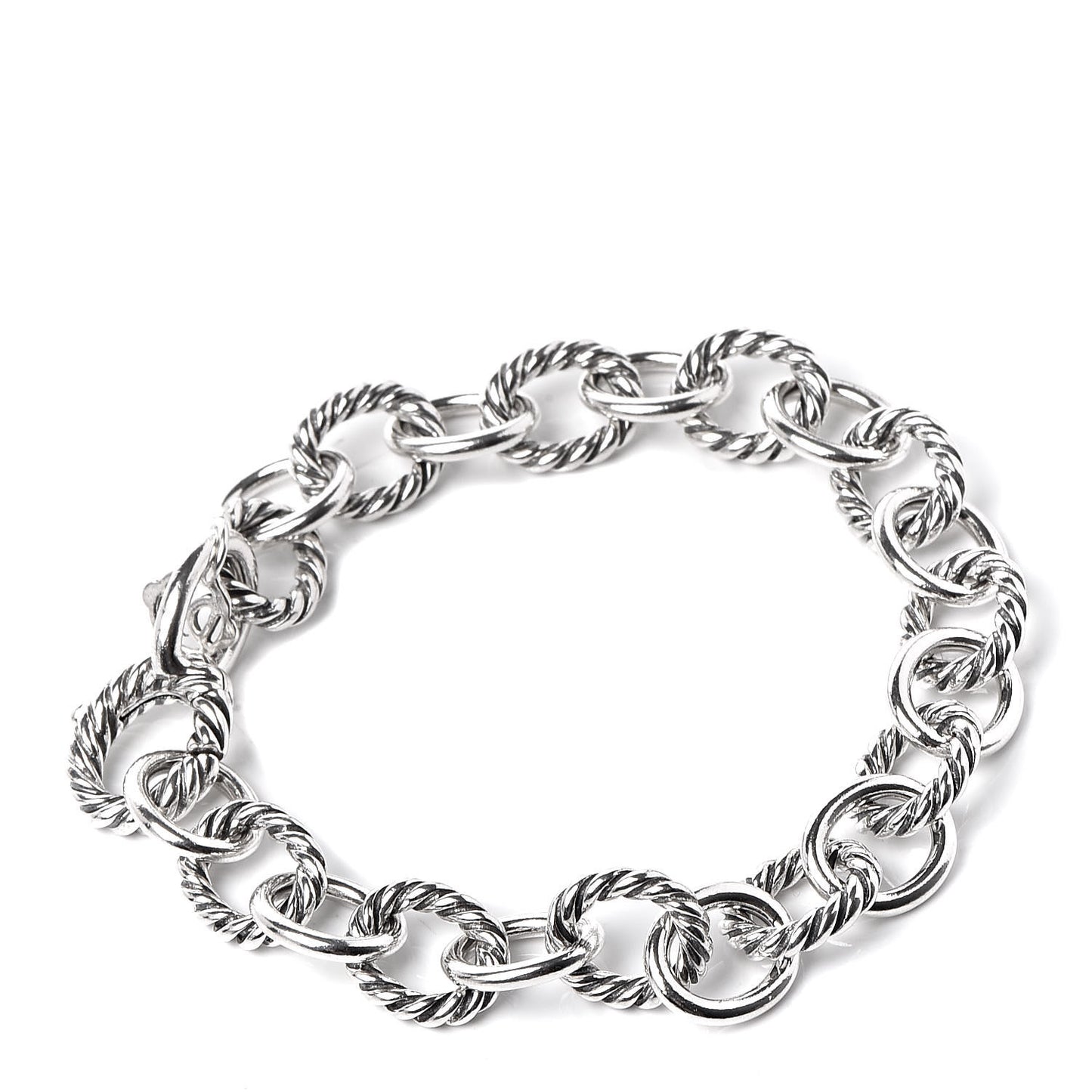 Sterling Silver 10mm Medium Oval Link Bracelet