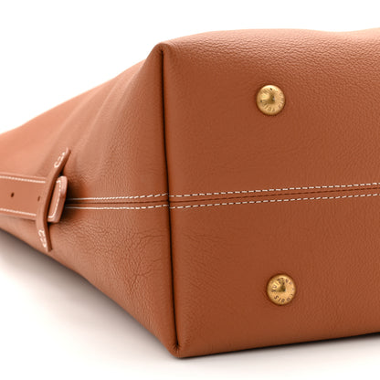 Louis Vuitton Grained Calfskin Low Key Hobo MM Cognac 9 of 10