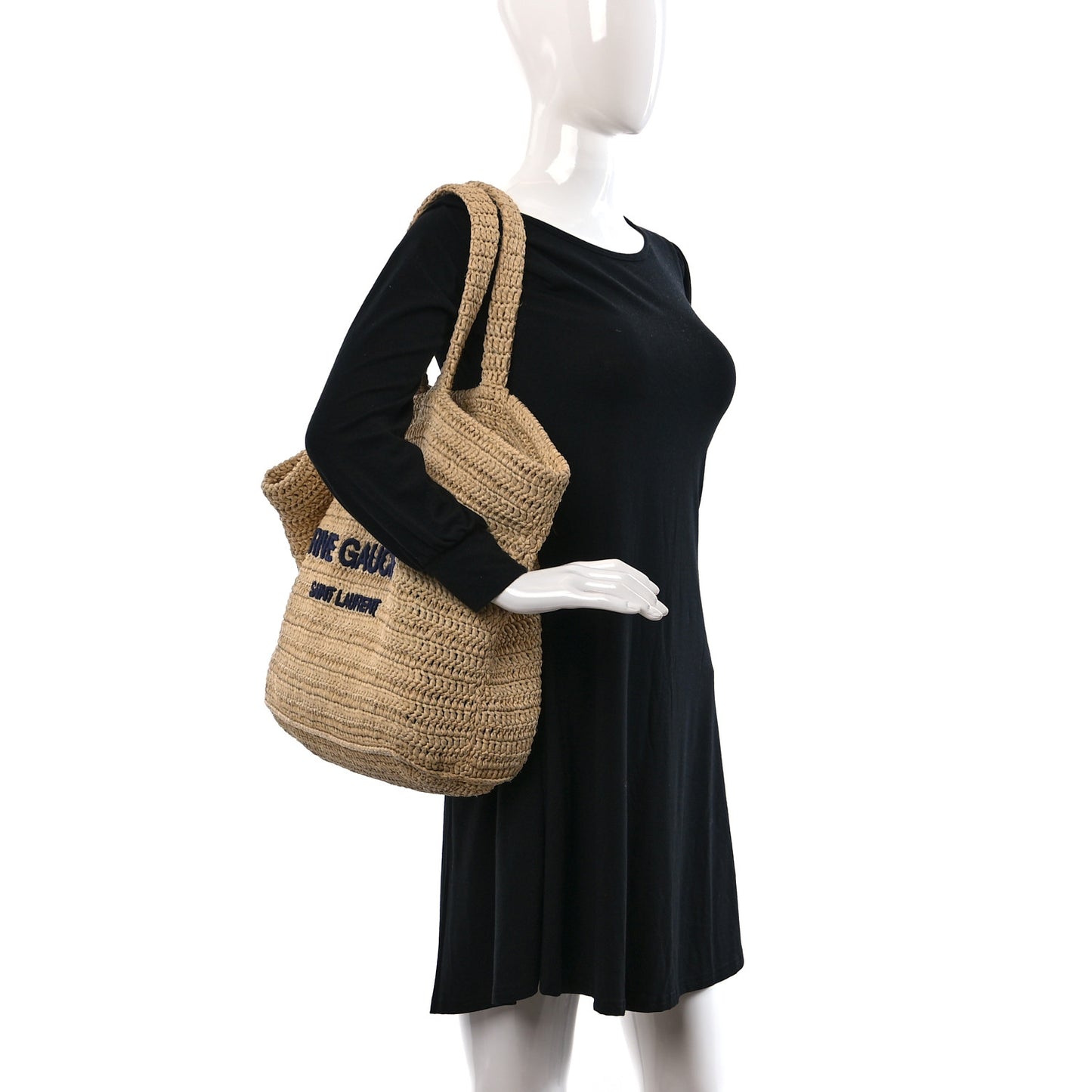 Raffia Rive Gauche Tote Natural