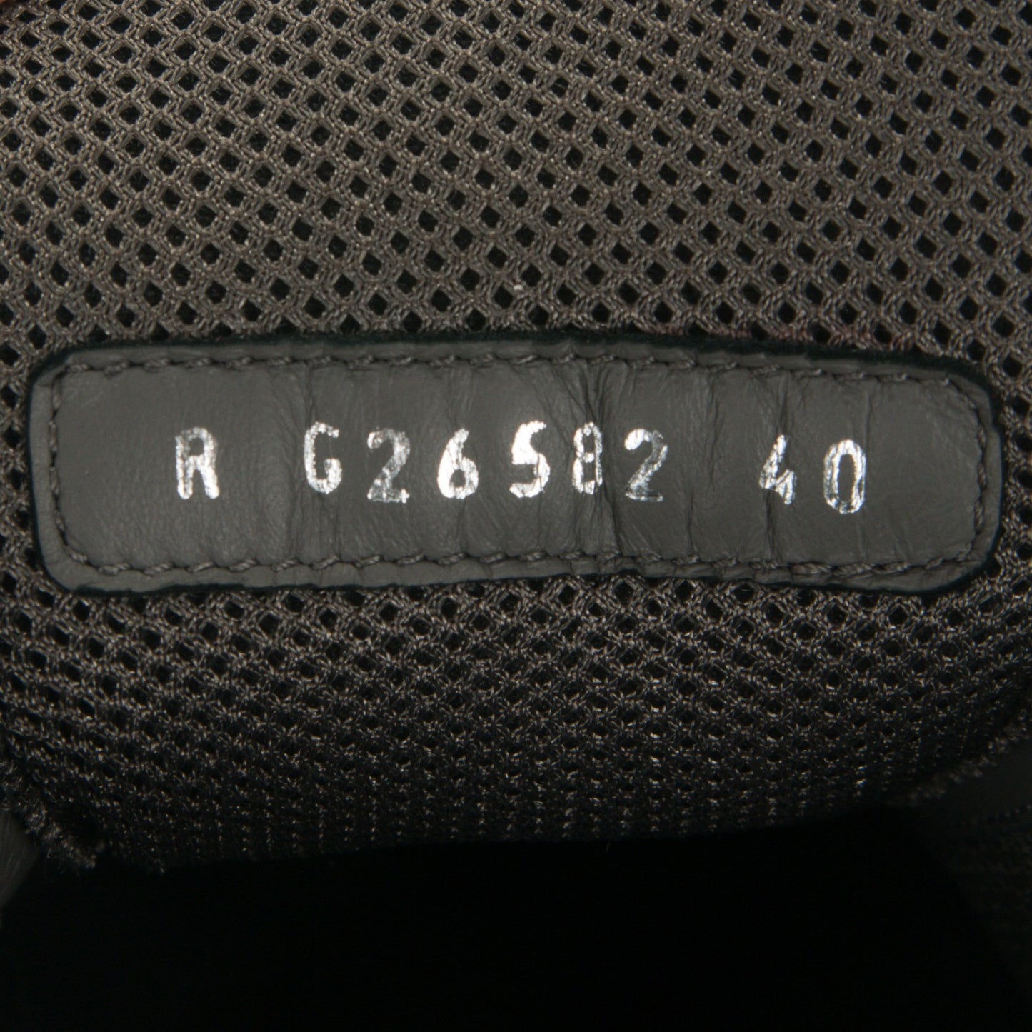 Suede Calfskin CC Sneakers 40 Black Gray