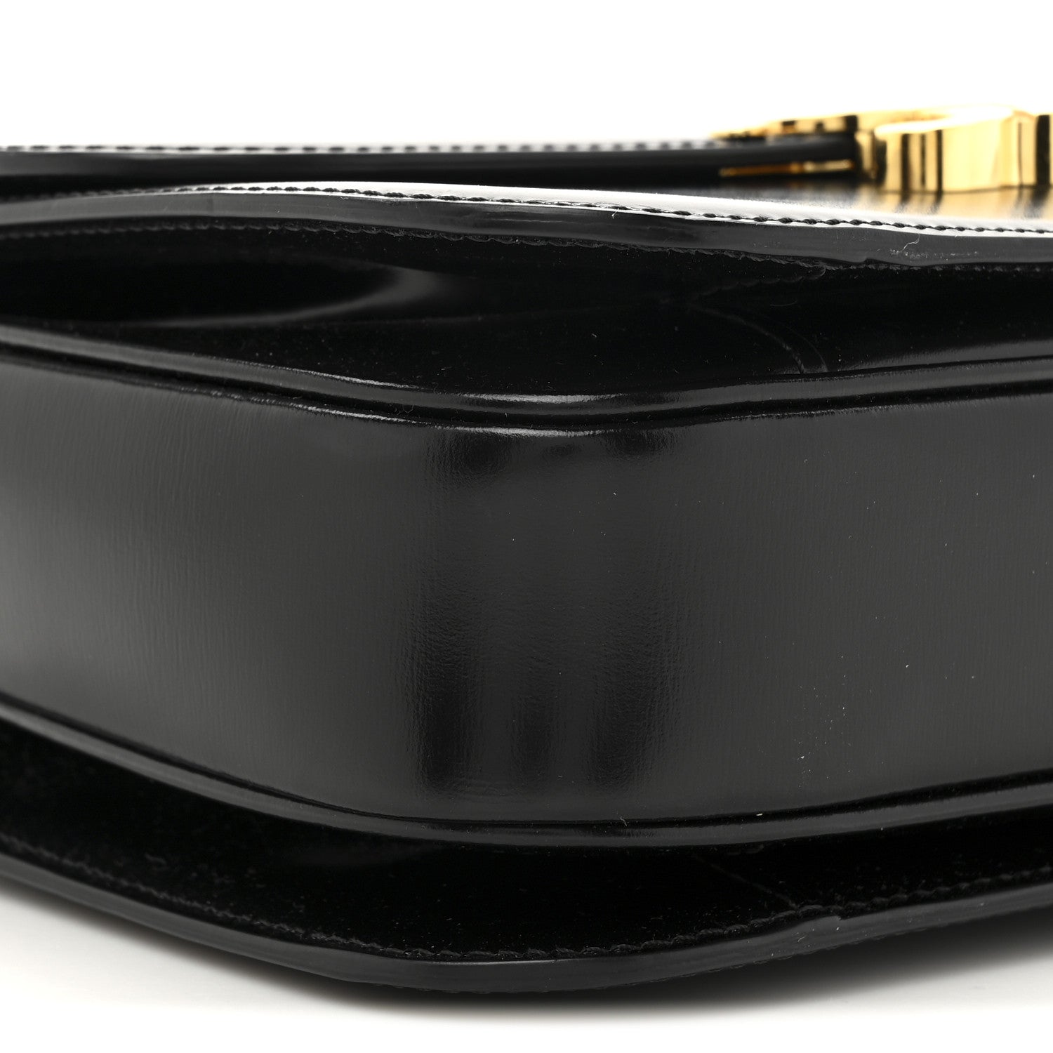 Celine Shiny Calfskin Medium Triomphe Black 12 of 12