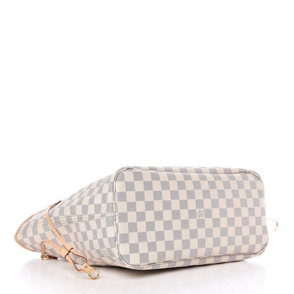 Louis Vuitton Damier Azur Neo Neverfull MM Rose Ballerine 5 of 12