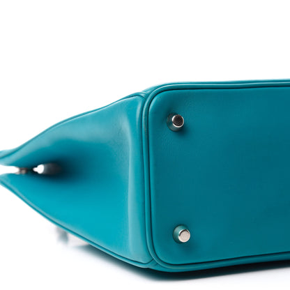 Christian Dior Smooth Calfskin Large Diorissimo Tote Turquoise 6 of 10