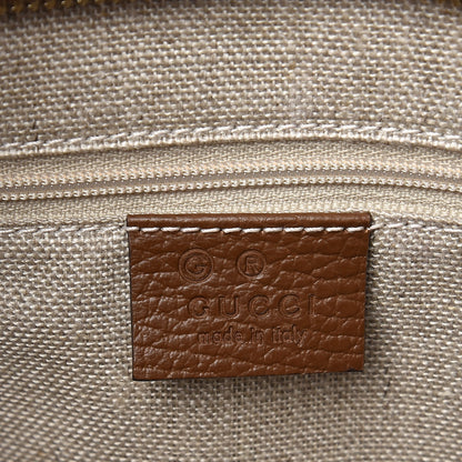 Gucci Monogram Medium Bree Zippered Tote Beige Tabacco 6 of 7