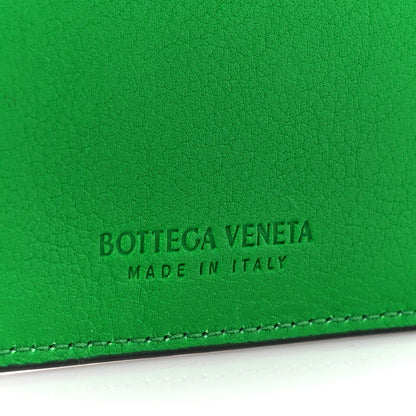 Bottega Veneta Nappa Calfskin Maxi Intrecciato Zipped Card Case Parakeet 6 of 10