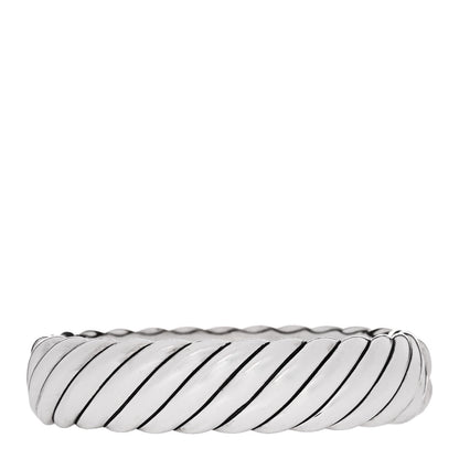 David Yurman Sterling Silver 17mm Sculpted Cable Bracelet 2 of 3
