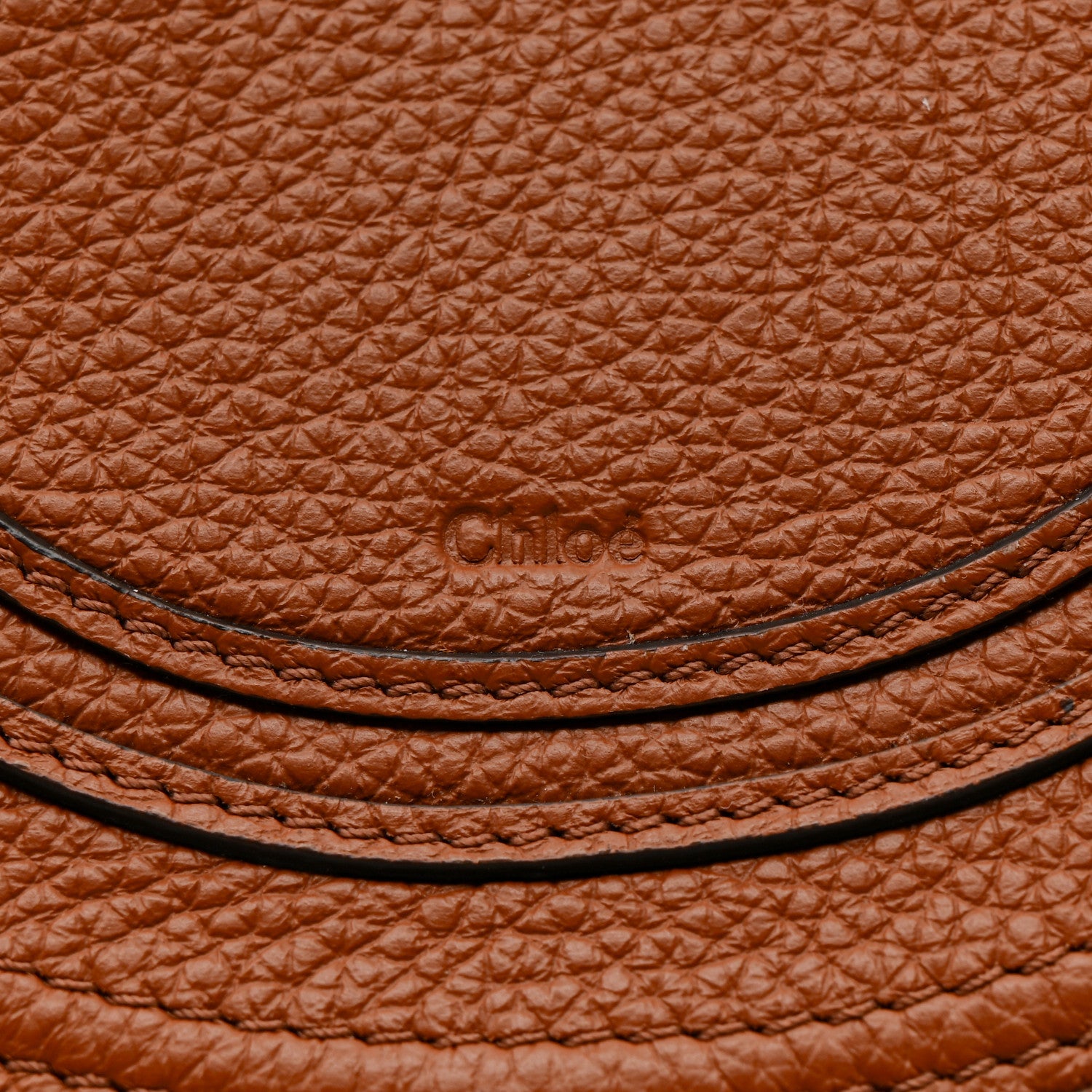 Chloe Raffia Small Grain Calfskin Small Marcie Basket Crossbody Tan 9 of 11