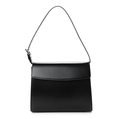Balenciaga Shiny Box Calfskin Medium Ghost Shoulder Bag Black 1 of 9