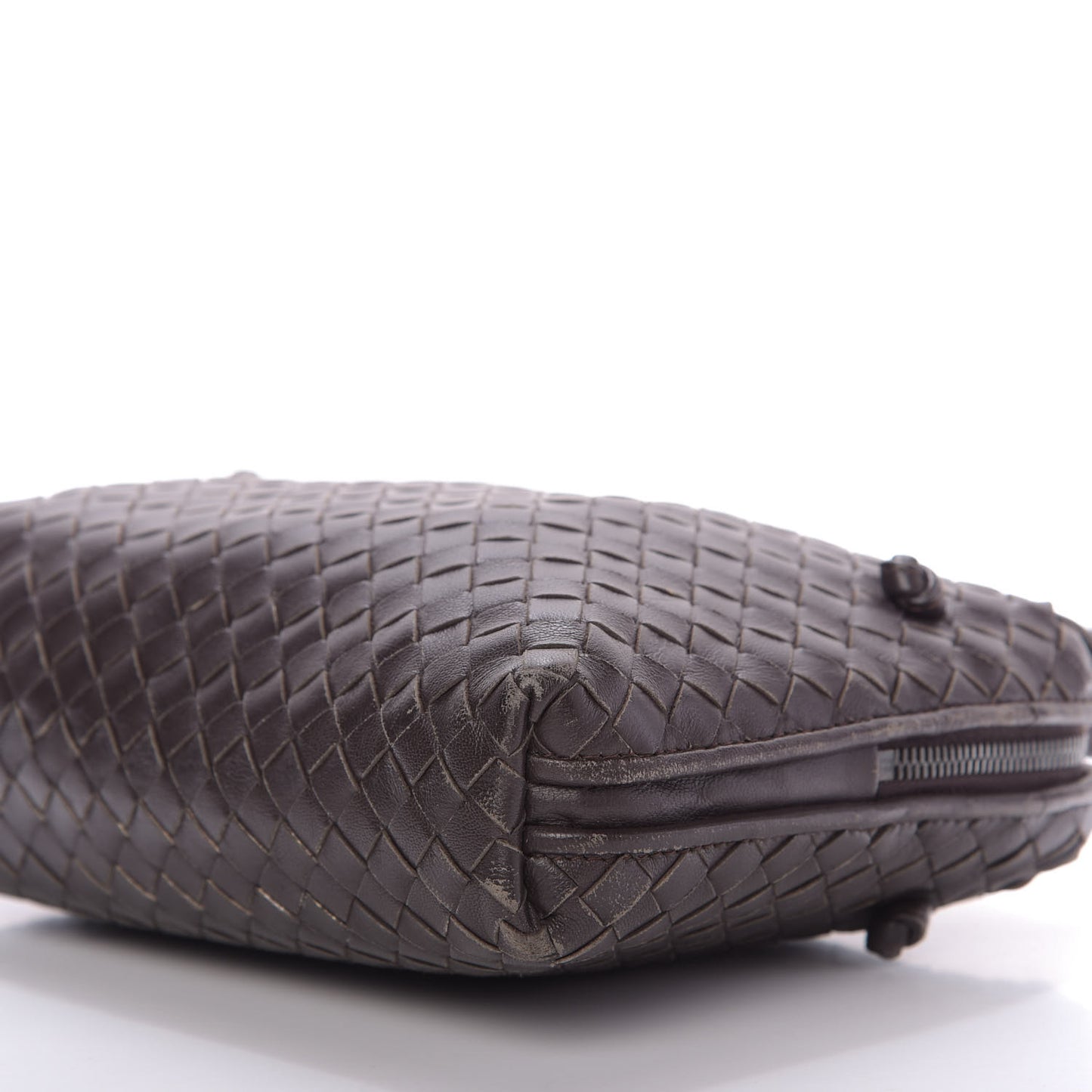 Nappa Intrecciato Pillow Crossbody Messenger Ebano