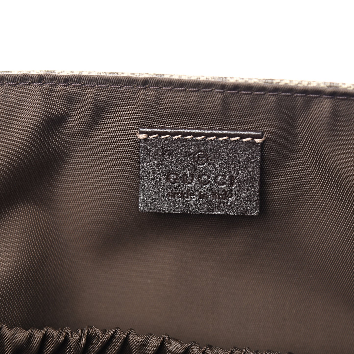 GG Plus Monogram Messenger Diaper Bag Dark Brown