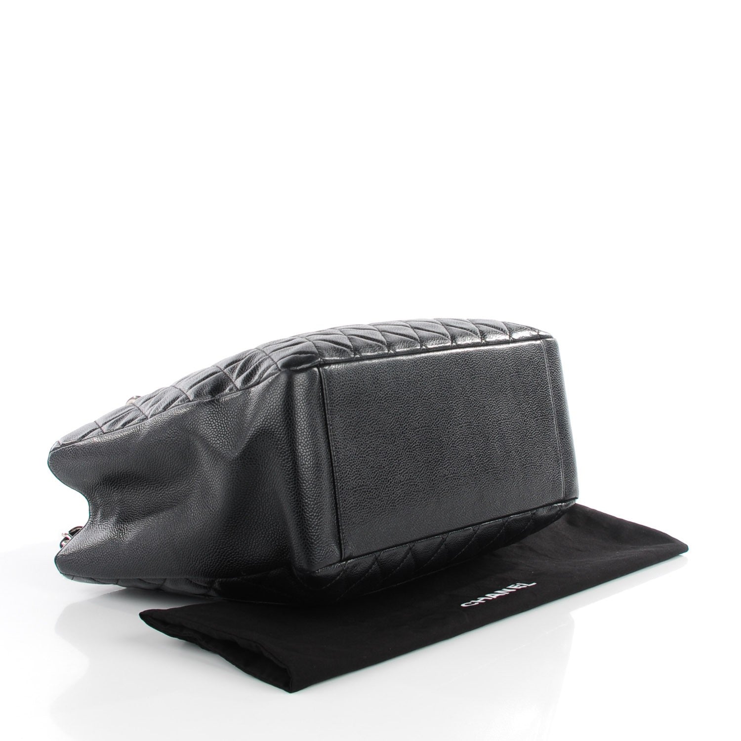 Chanel Caviar Quilted Grand Shopping Tote GST Black 4 of 7
