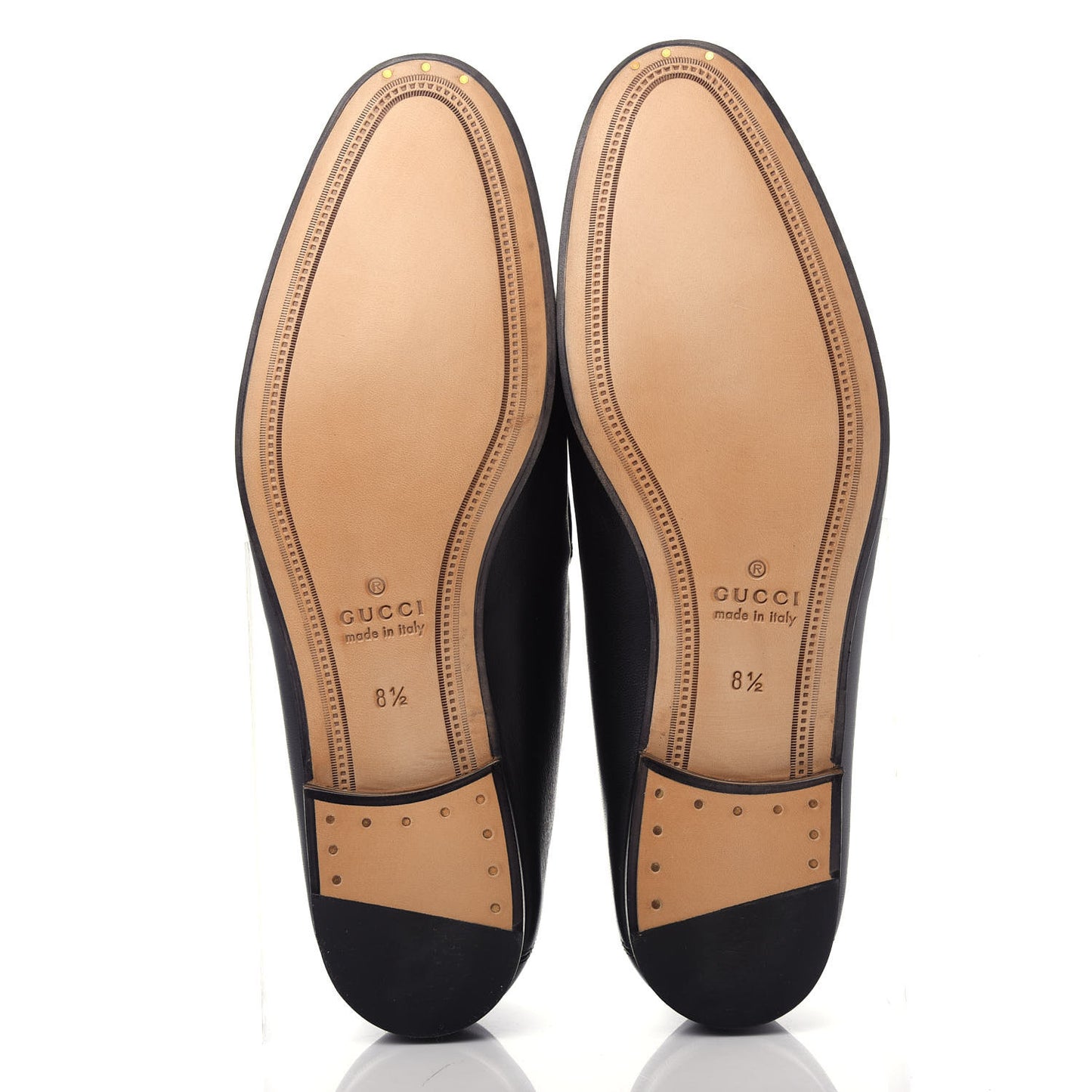 Goatskin Tiger Embroidered Mens Horsebit Loafers 8.5 Black