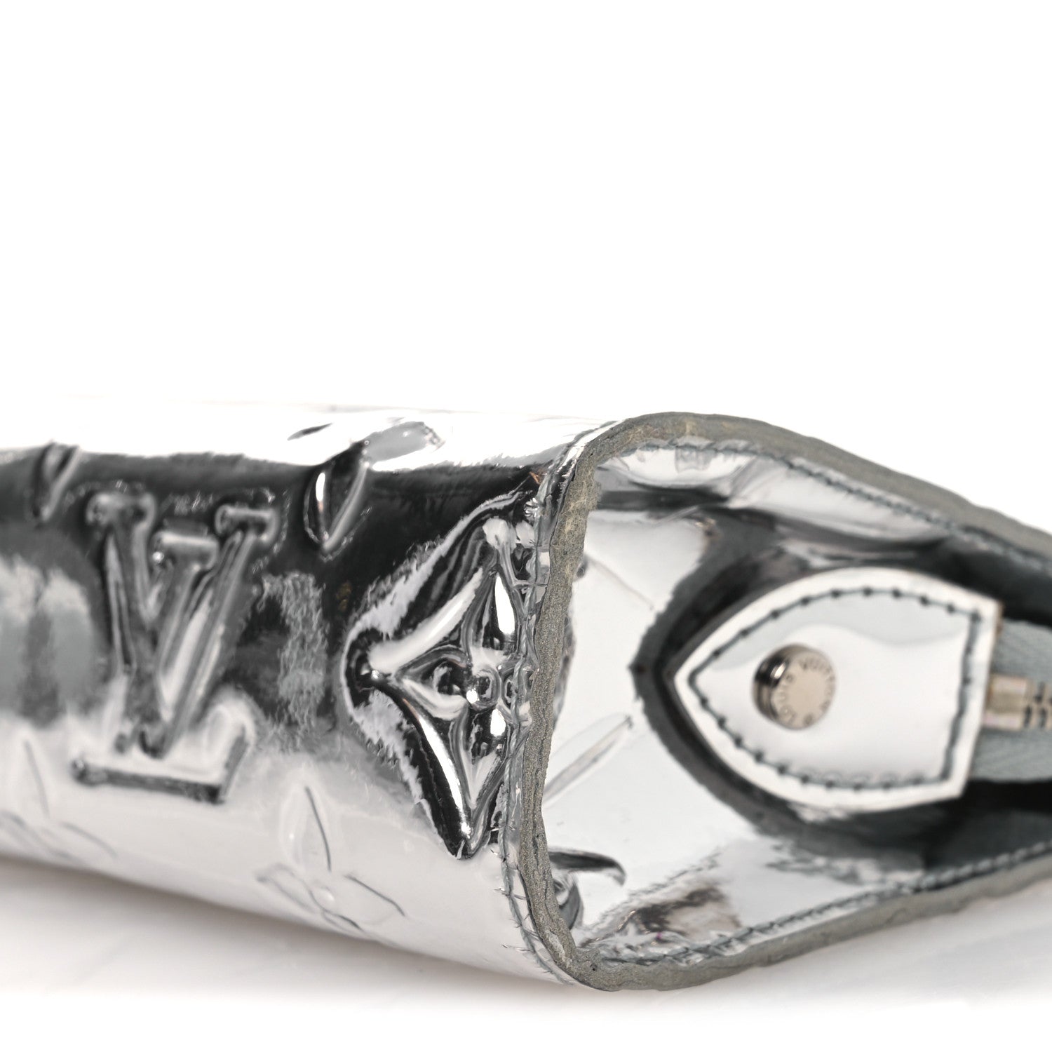 Louis Vuitton Monogram Miroir Trousse Cosmetic Bag Silver 9 of 10