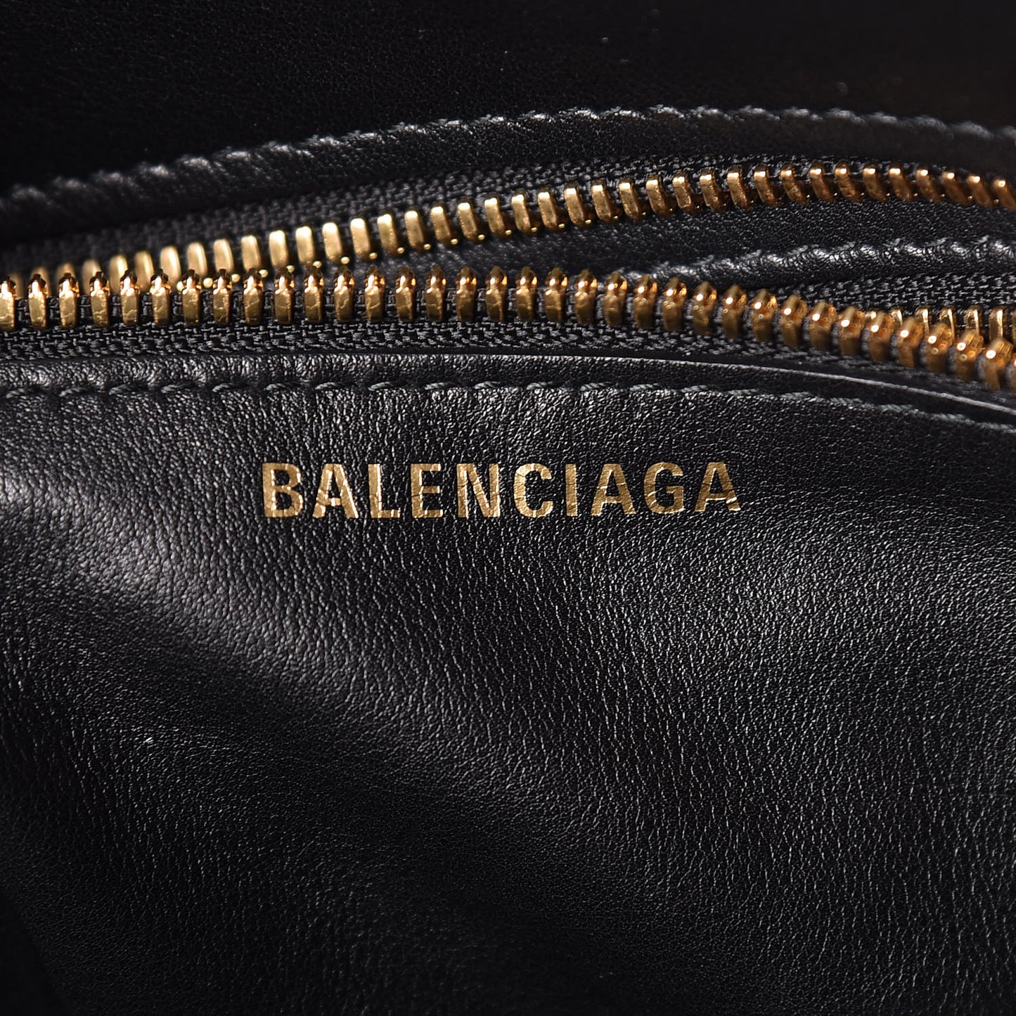 Calfskin XS Fringe Laundry Cabas Black