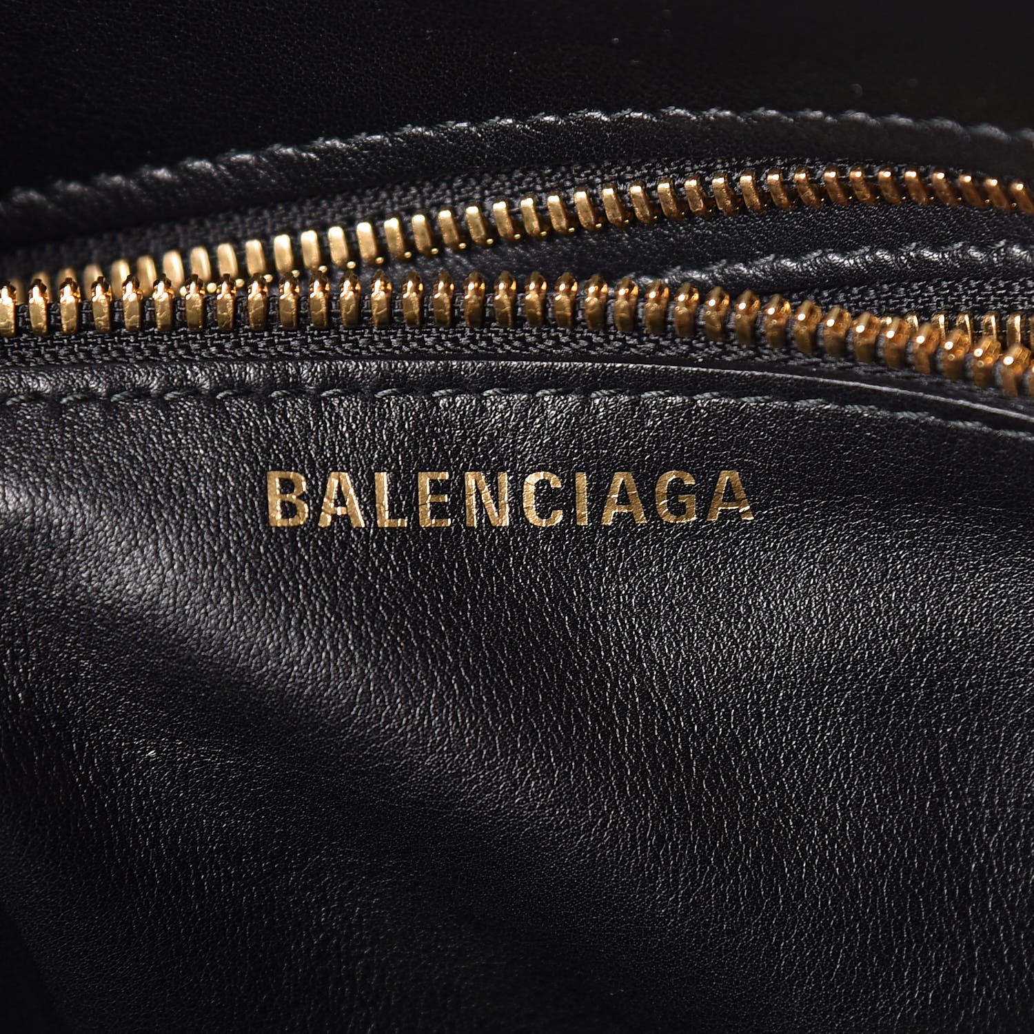 Balenciaga Calfskin XS Fringe Laundry Cabas Black 6 of 10