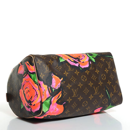 Louis Vuitton Monogram Roses Speedy 30 4 of 7