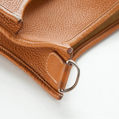 Hermes Taurillon Clemence Evelyne III PM Gold 10 of 15