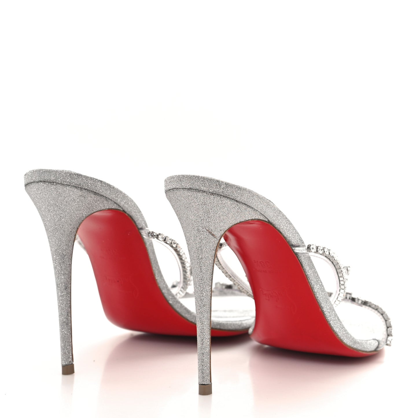 PVC Crystal Just Queen 100 Sandals 38.5 Crystal