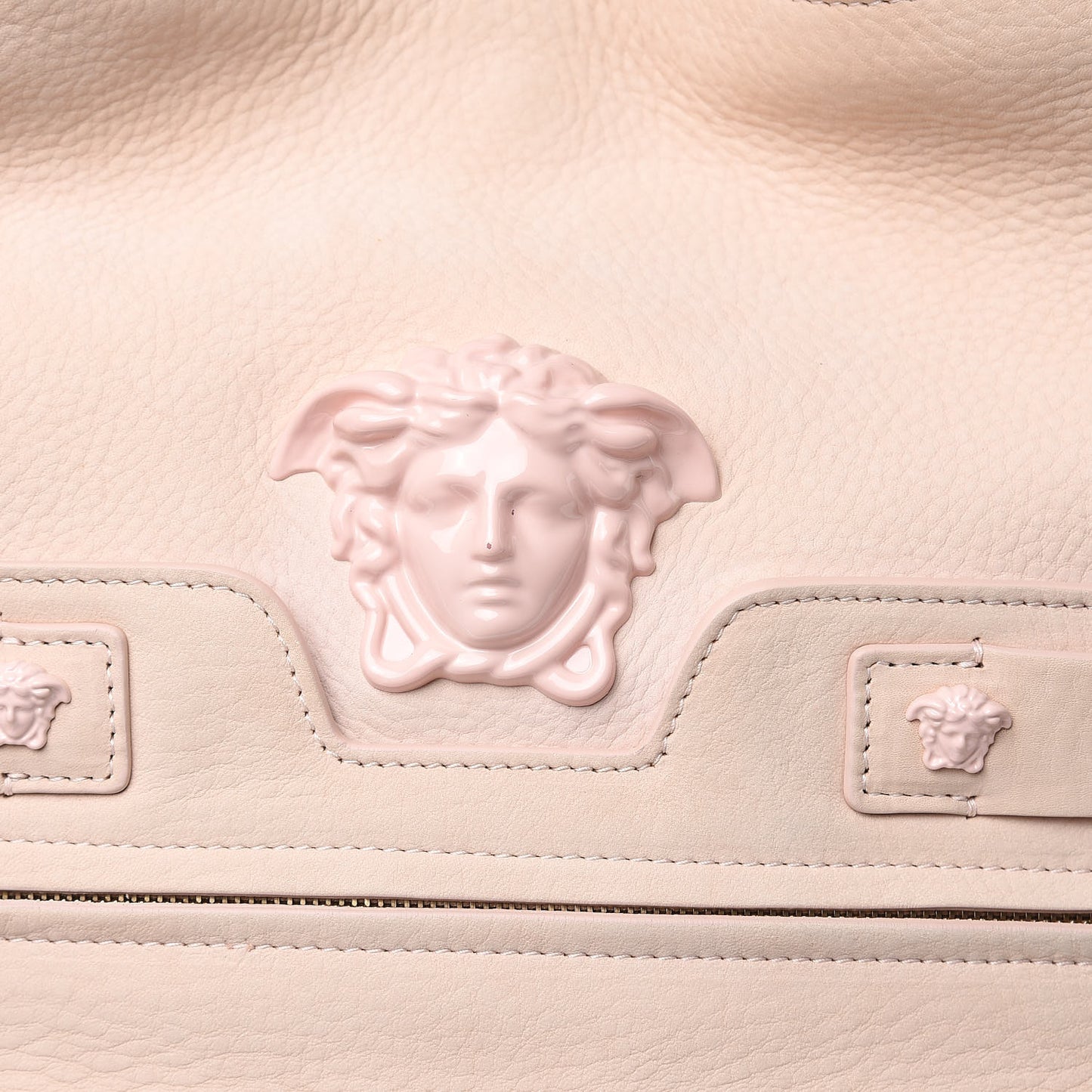 Vitello PVC Barocco Medusa Tote Light Pink