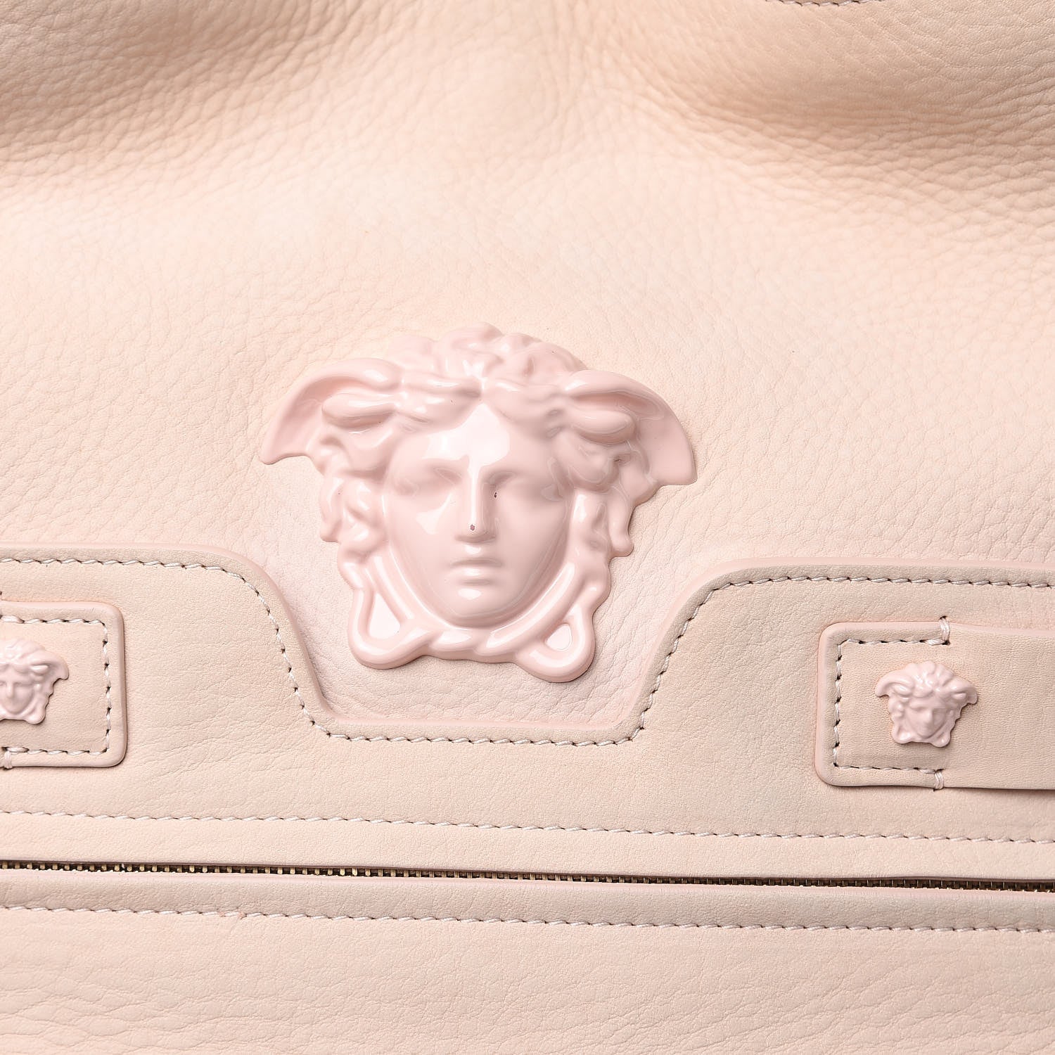 Versace Vitello PVC Barocco Medusa Tote Light Pink 17 of 17