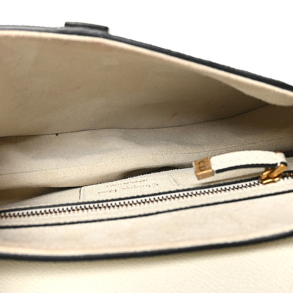 Christian Dior Grained Calfskin Saddle Bag White 5 of 11