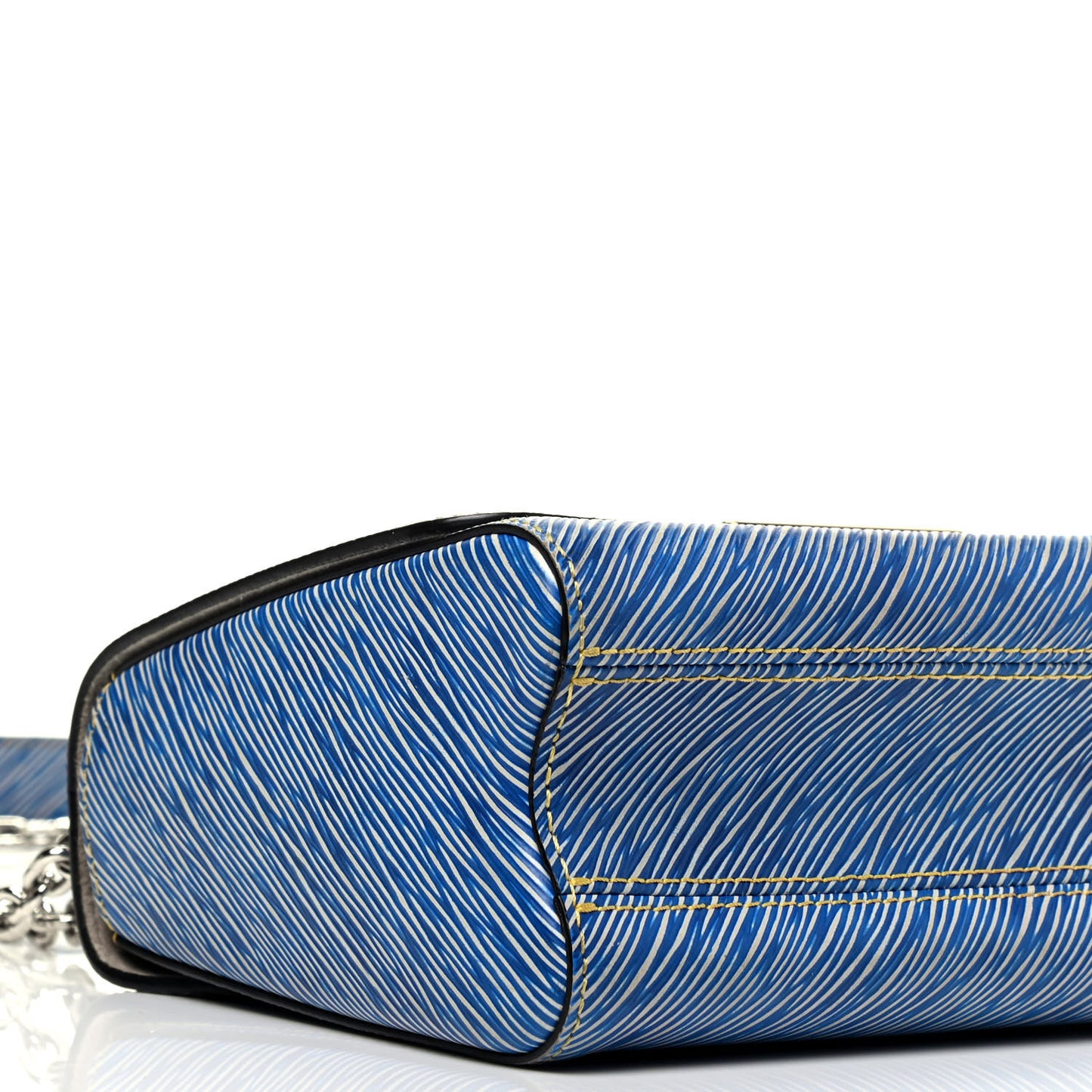 Epi Twist Shoulder Bag MM Denim Light
