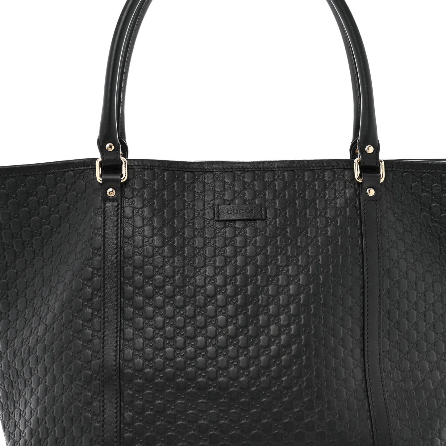 Microguccissima Medium Joy Tote  Black