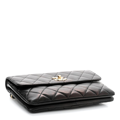 Chanel Lambskin Quilted Medium Trendy CC Flap Black 4 of 10