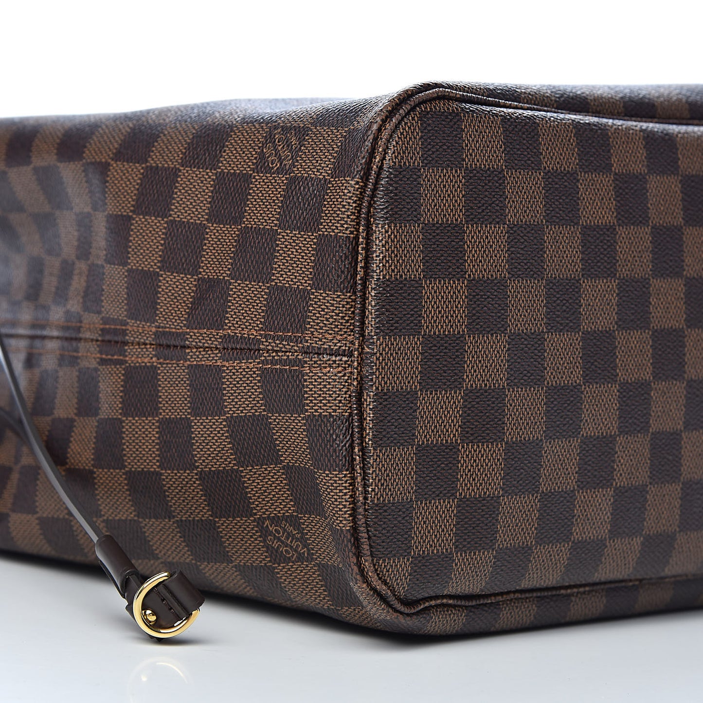 Damier Ebene Neo Neverfull MM Rose Ballerine