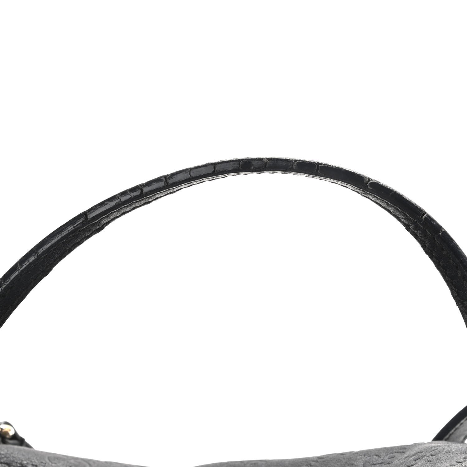 Gucci Guccissima Medium Bree Foldover Tote Black 10 of 15