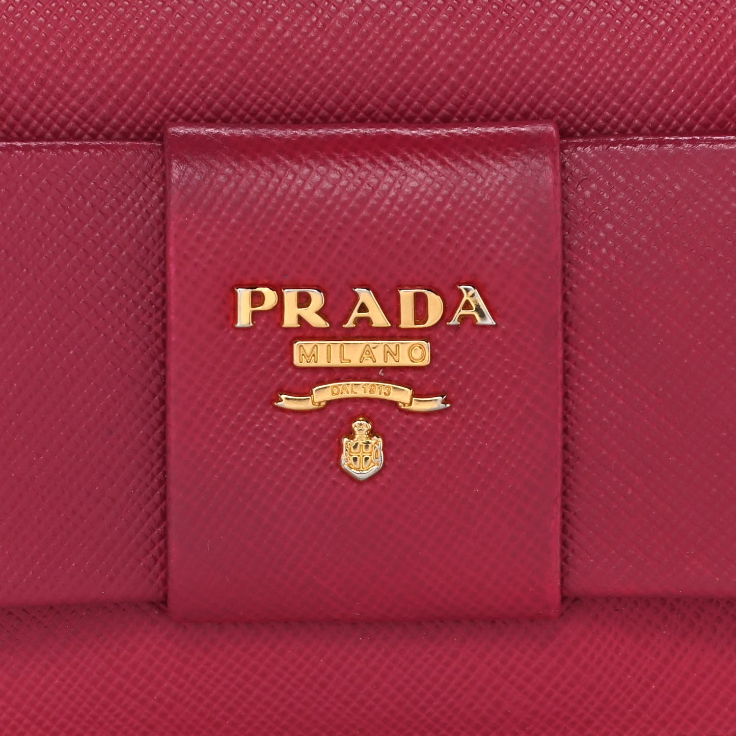 Saffiano Fiocco Bow Continental Wallet Peonia