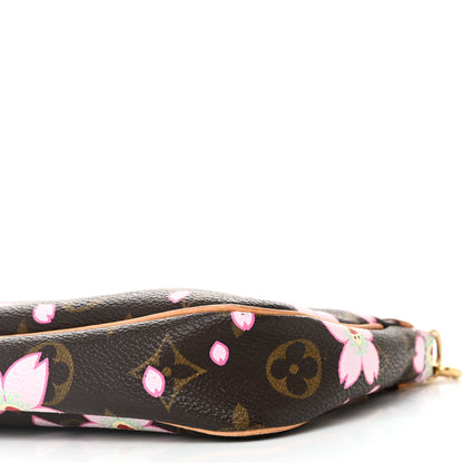 Louis Vuitton Monogram Cherry Blossom Pochette Accessories Brown 9 of 10
