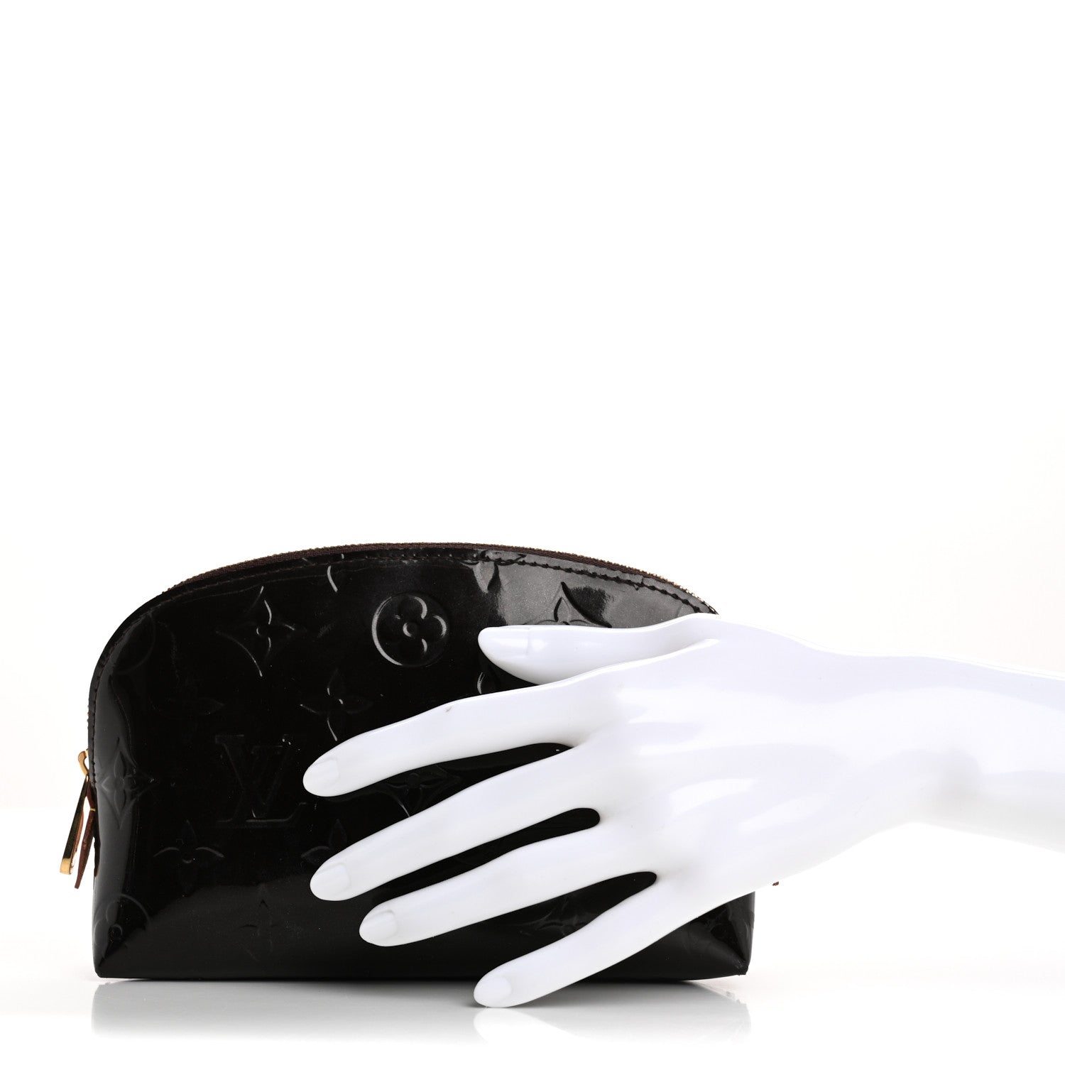 Louis Vuitton Vernis Cosmetic Pouch Amarante 2 of 14