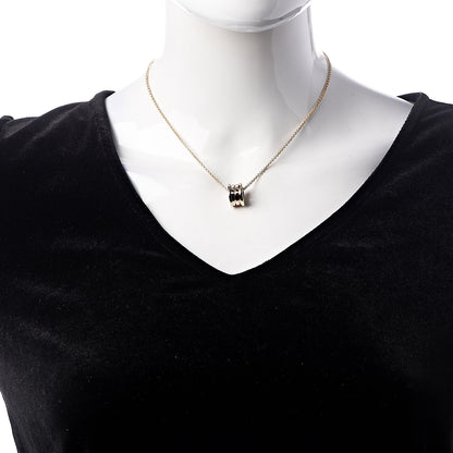 Bulgari 18K Rose White Yellow Gold B.Zero1 Pendant Necklace 2 of 7