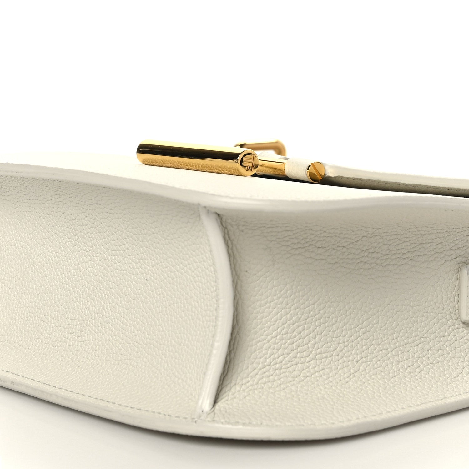 Tom Ford Calfskin Mini T Clasp Tara Crossbody Bag White 8 of 8