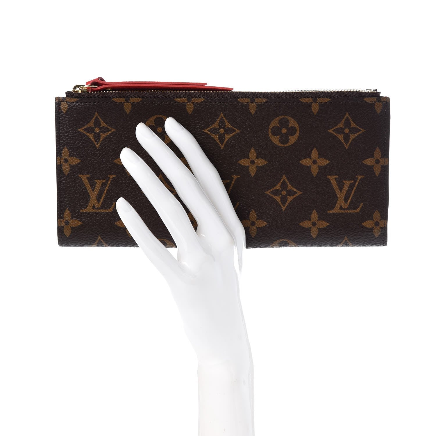 Louis Vuitton Monogram Adele Wallet Coquelicot 2 of 7