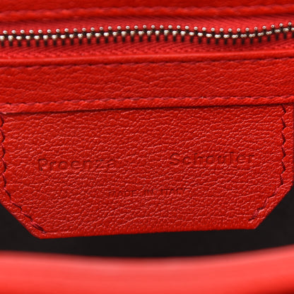 Proenza Schouler Lambskin Tiny PS1 Satchel Red 6 of 10
