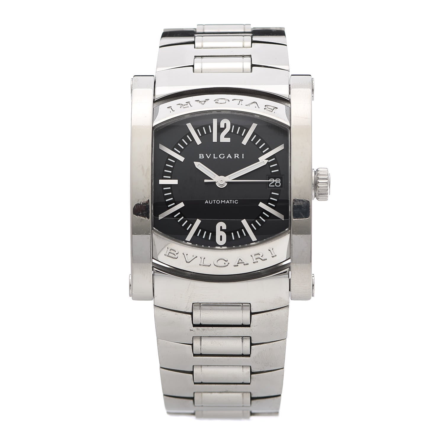Bulgari Stainless Steel 35mm Assioma Automatic Watch Black 1 of 5