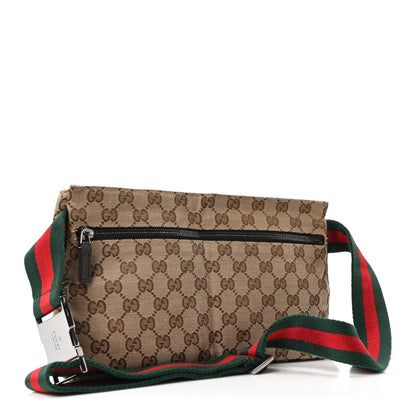 Gucci Monogram Web Belt Bag Dark Brown 3 of 10