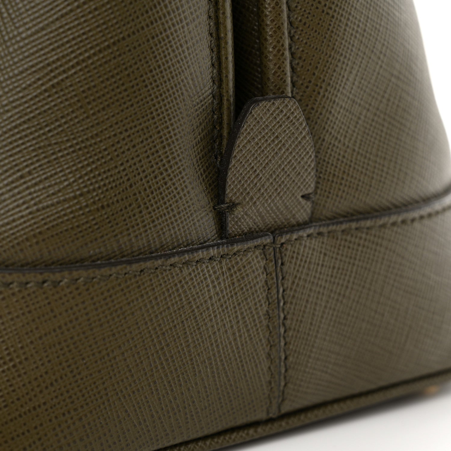 Prada Saffiano Lux Medium Promenade Tote Militare 13 of 13