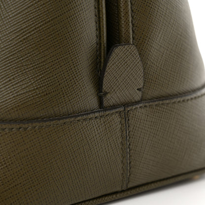Prada Saffiano Lux Medium Promenade Tote Militare 13 of 13